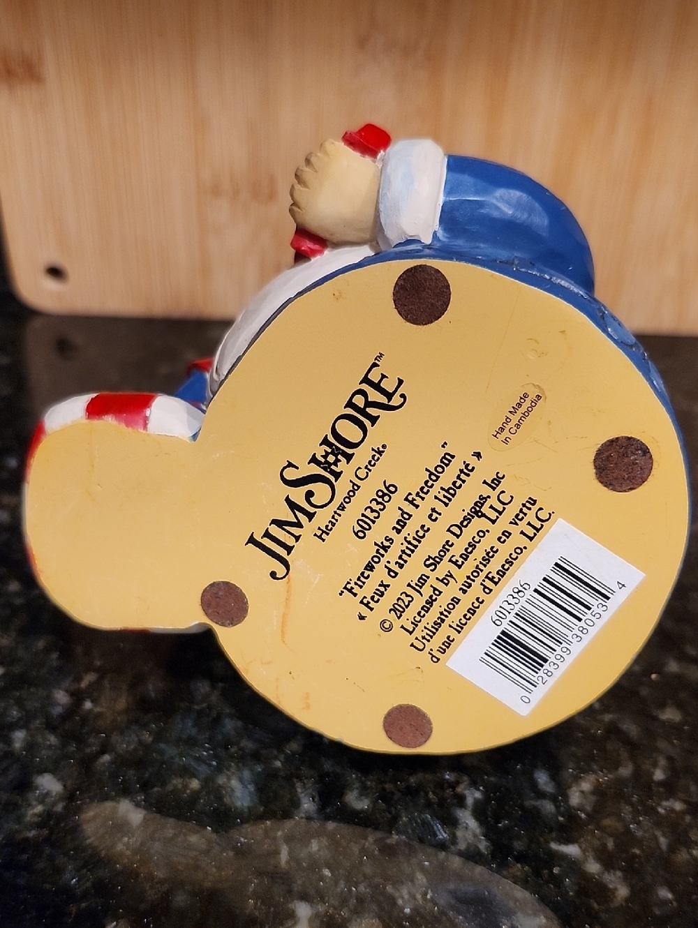 Patriotic USA Gnome Figurine - Red, White & Blue - Picture 5 of 6